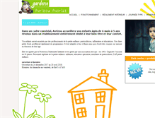 Tablet Screenshot of garderie-avoriaz.com